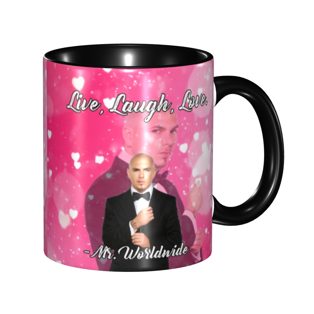 Coffee Tea Love - Tasse à café rose Mr World