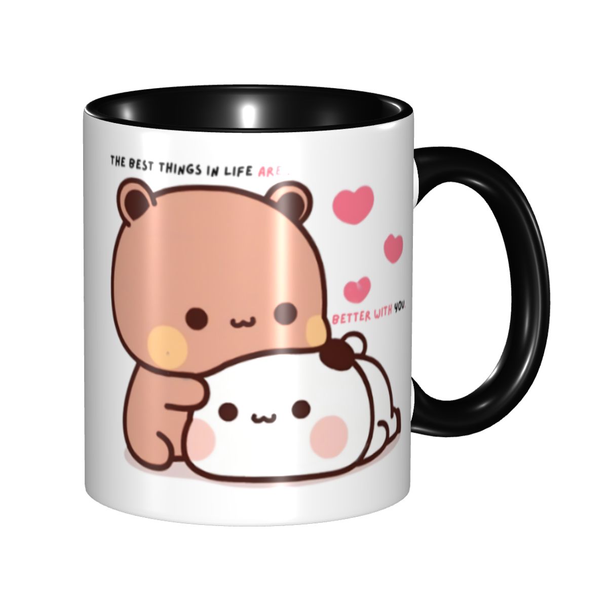 Coffee Tea Love - Tasse personnalisée en céramique BUBU DUDU