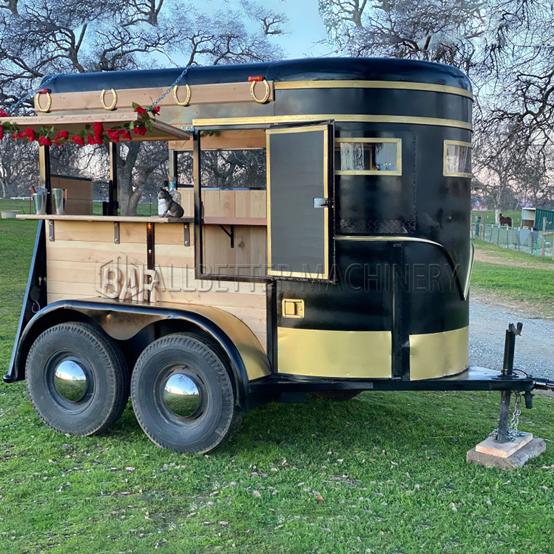Coffee Tea Van - AllInfter-Remorque à Pizza Rétro Mobile pour