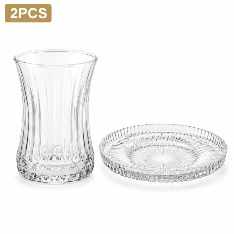 Coffee Tea Drink - Ensemble de 2 tasses et soucoupes