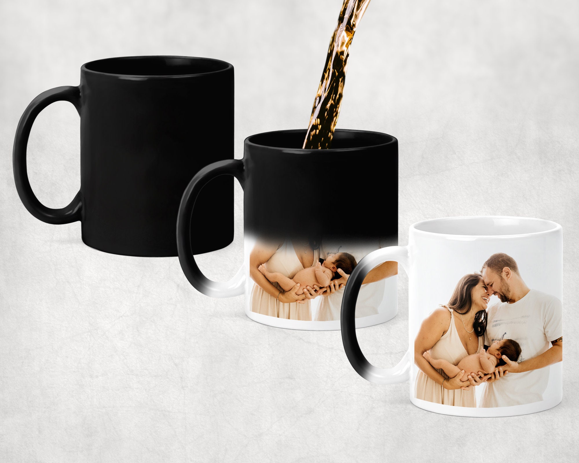 Coffee Tea Images - Tasse cadeau personnalisée, texte d'image de