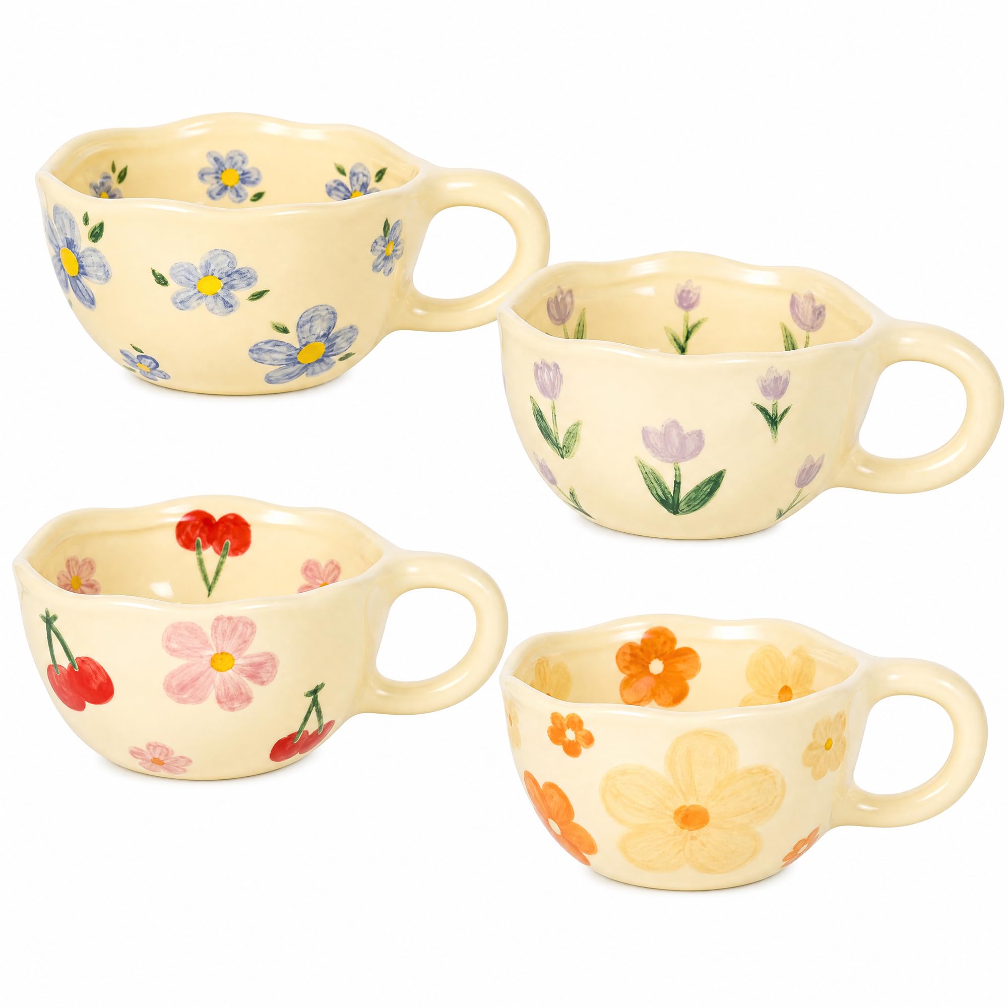 Lot de 4 tasses à café uniques - Coffee Tea Love avis et prix
