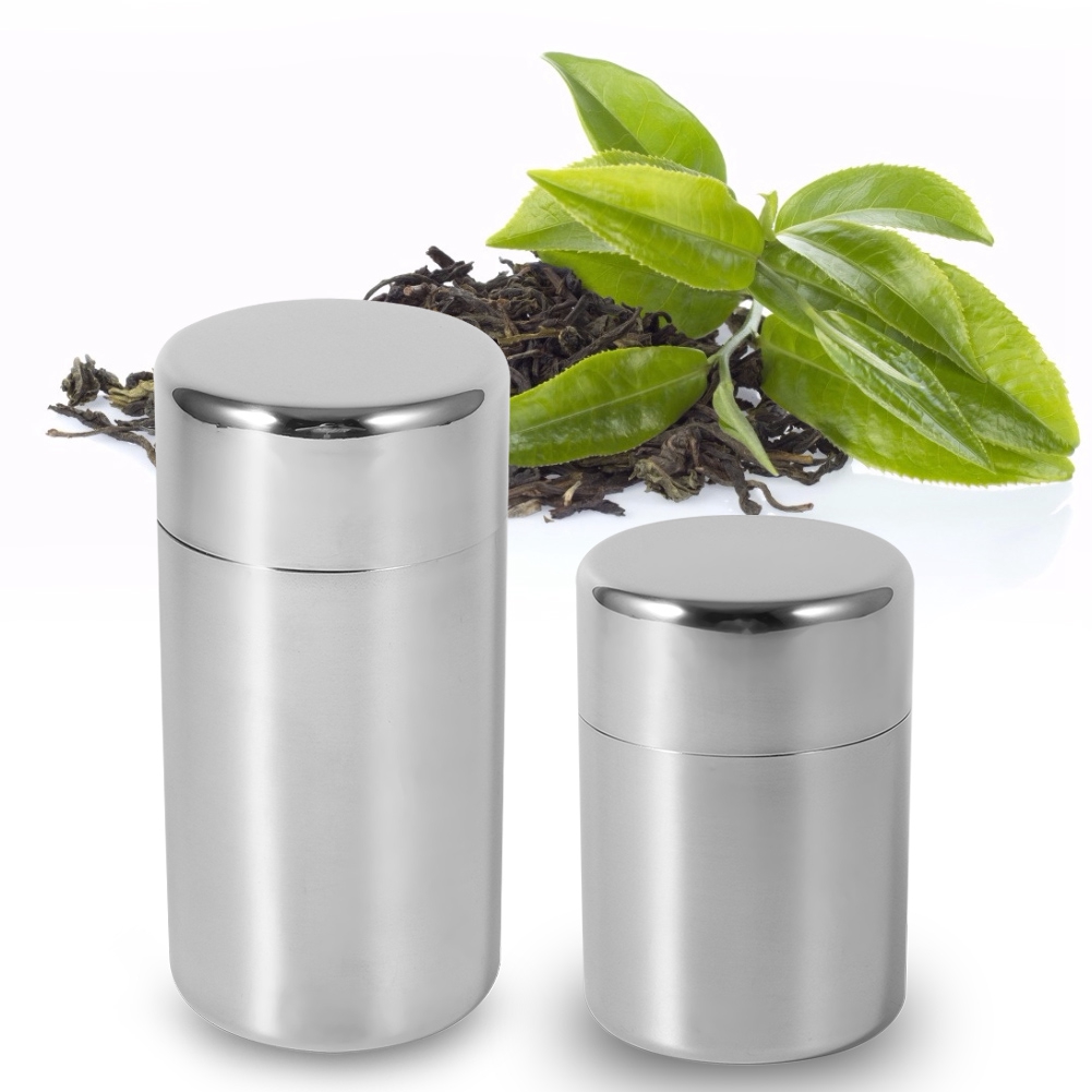 Boîte à thé en acier inoxydabl - Coffee Leaves Tea avis et prix