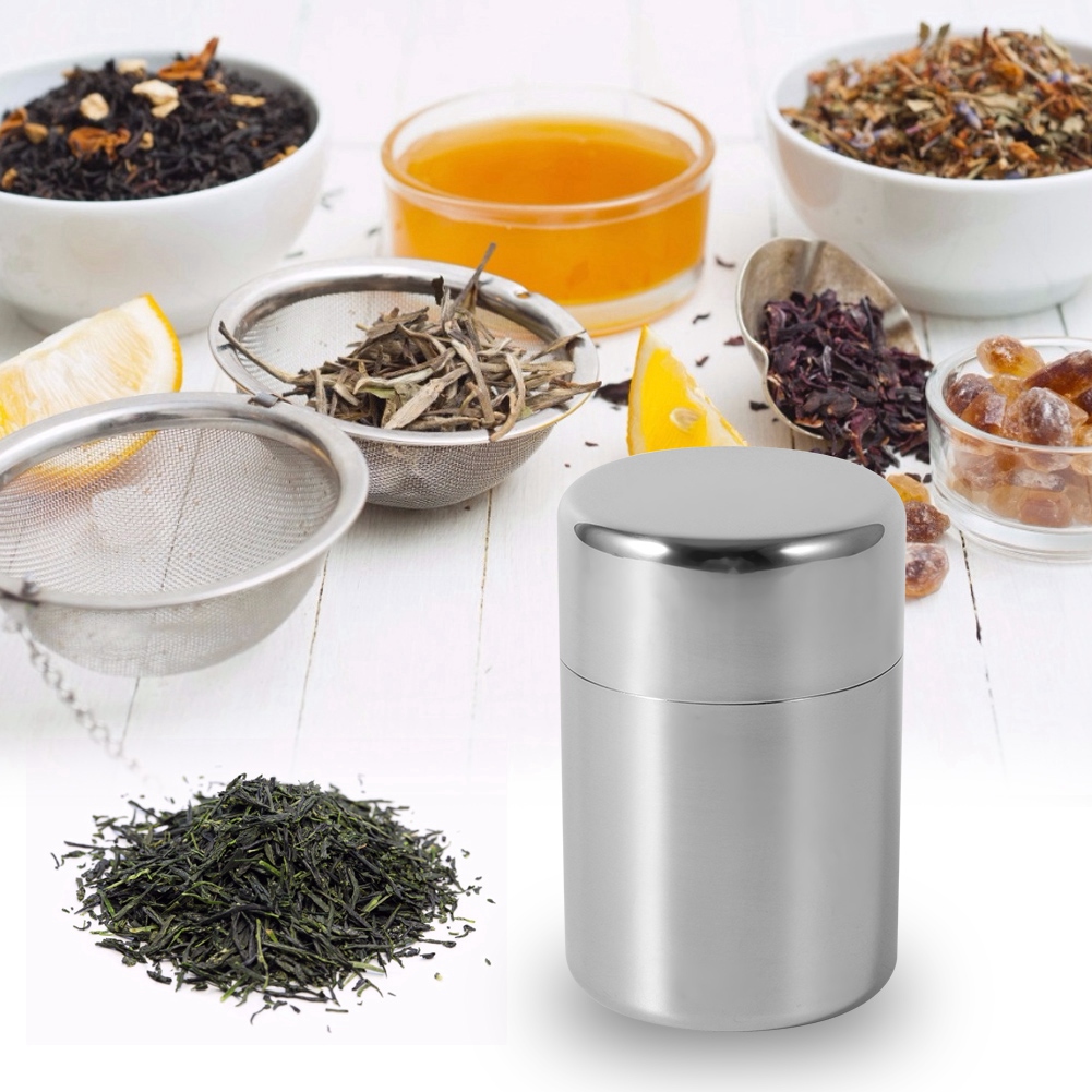 Boîte à thé en acier inoxydabl - Coffee Leaves Tea avis et prix