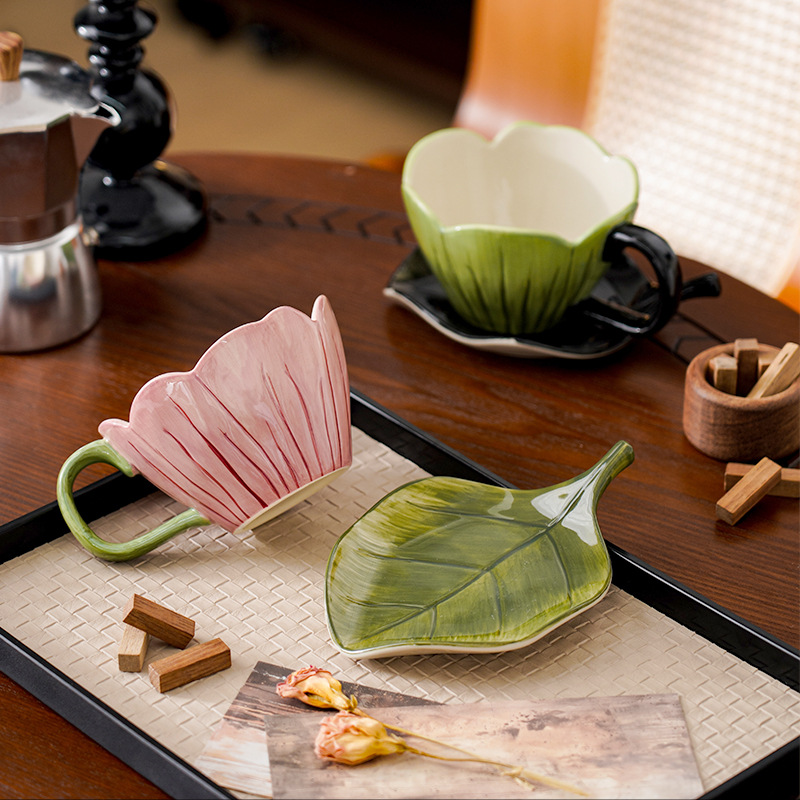 Ensemble de tasses à café irré - Coffee Leaves Tea avis et prix