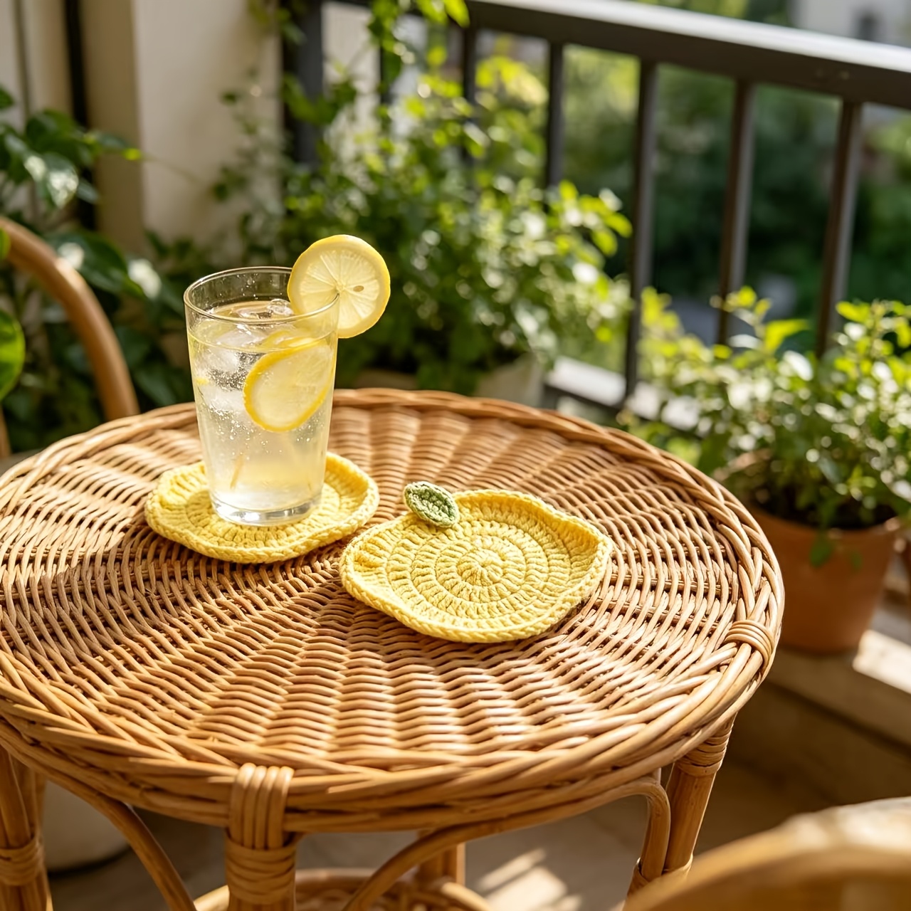 Sous-verre en crochet fait mai - Lemon Tea Coffee avis et prix