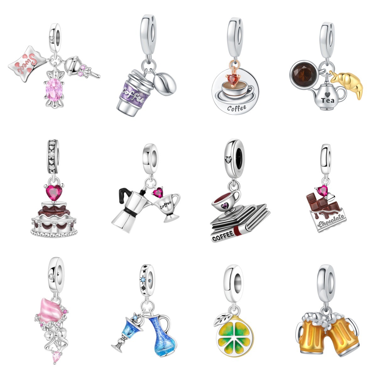 Breloques originales en forme  - Coffee And Tea Lyrics avis et prix