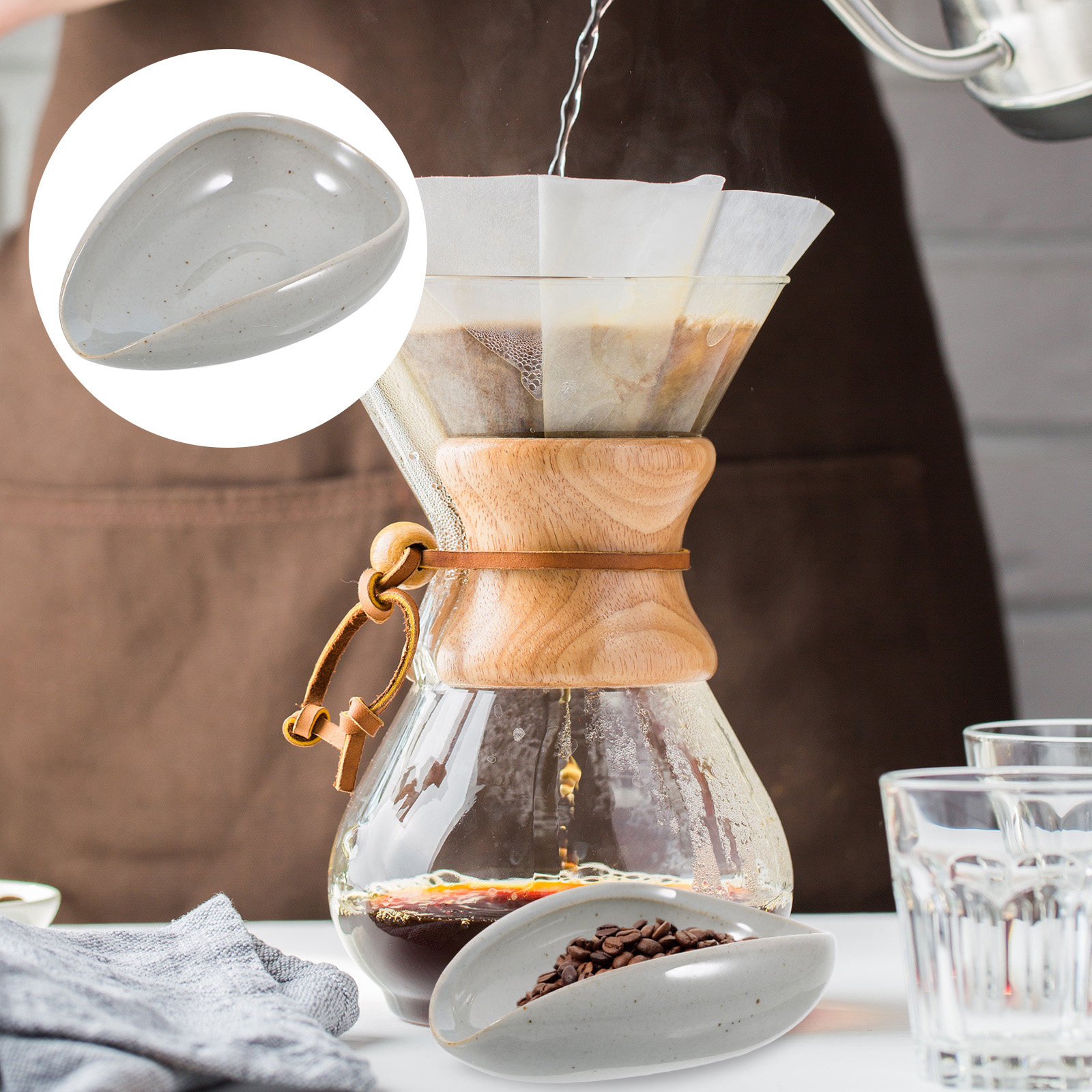 Plateau en céramique pour grai - Coffee Leaves Tea avis et prix