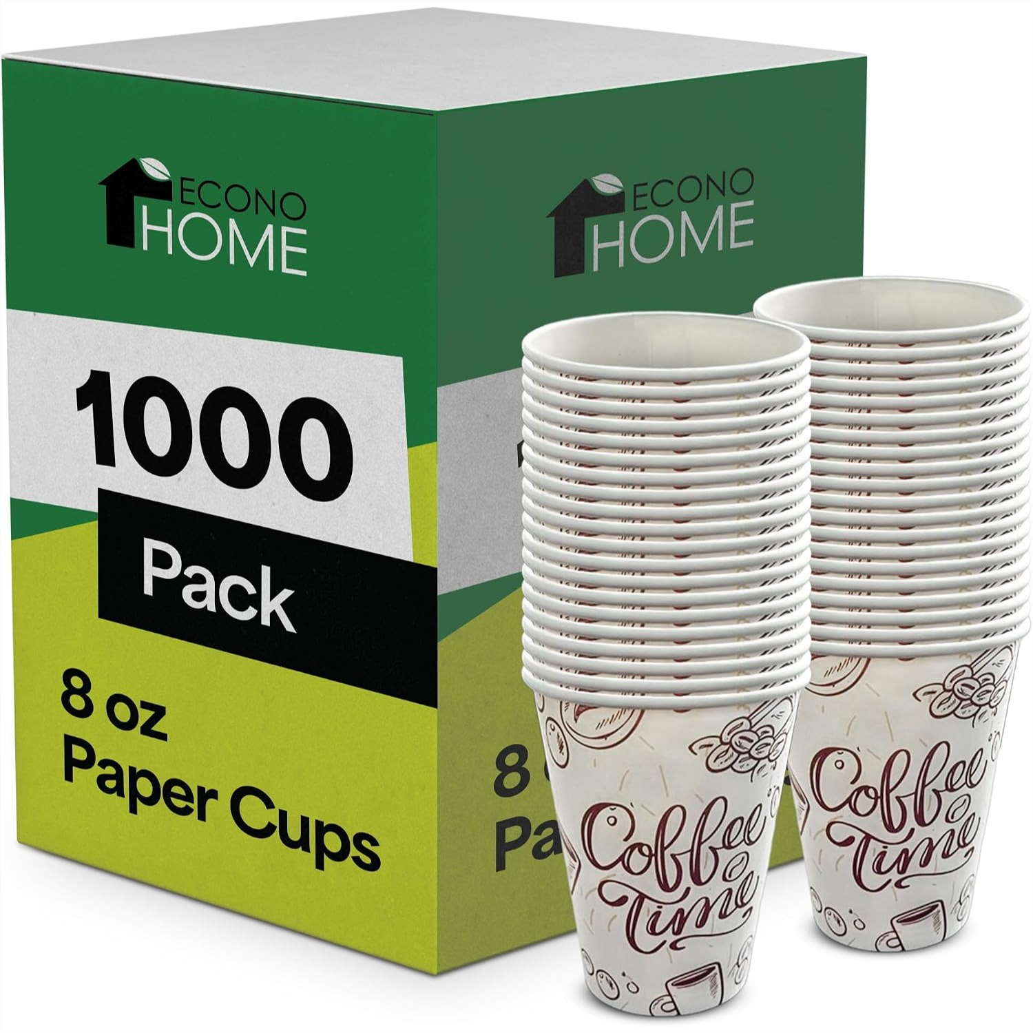 Lot de 1000 gobelets en papier - Coffee Tea Images avis et prix