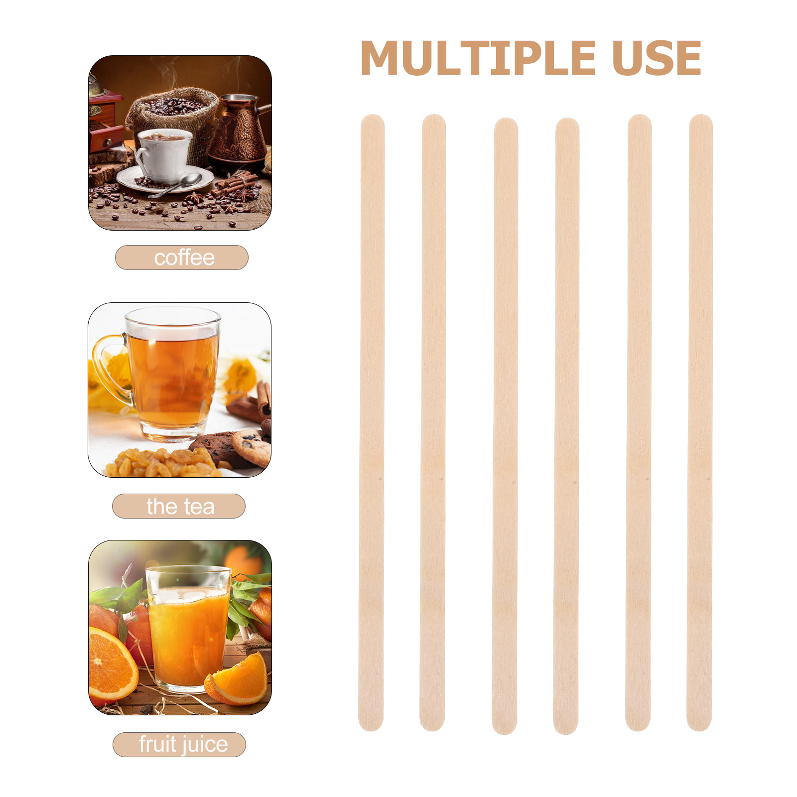 1000 Agitateurs à Café en Bois - Coffee Tea Drink avis et prix