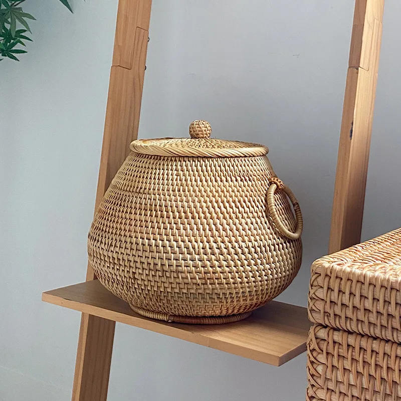 Table basse ronde en rotin tre - Coffee Tea Vietnam avis et prix