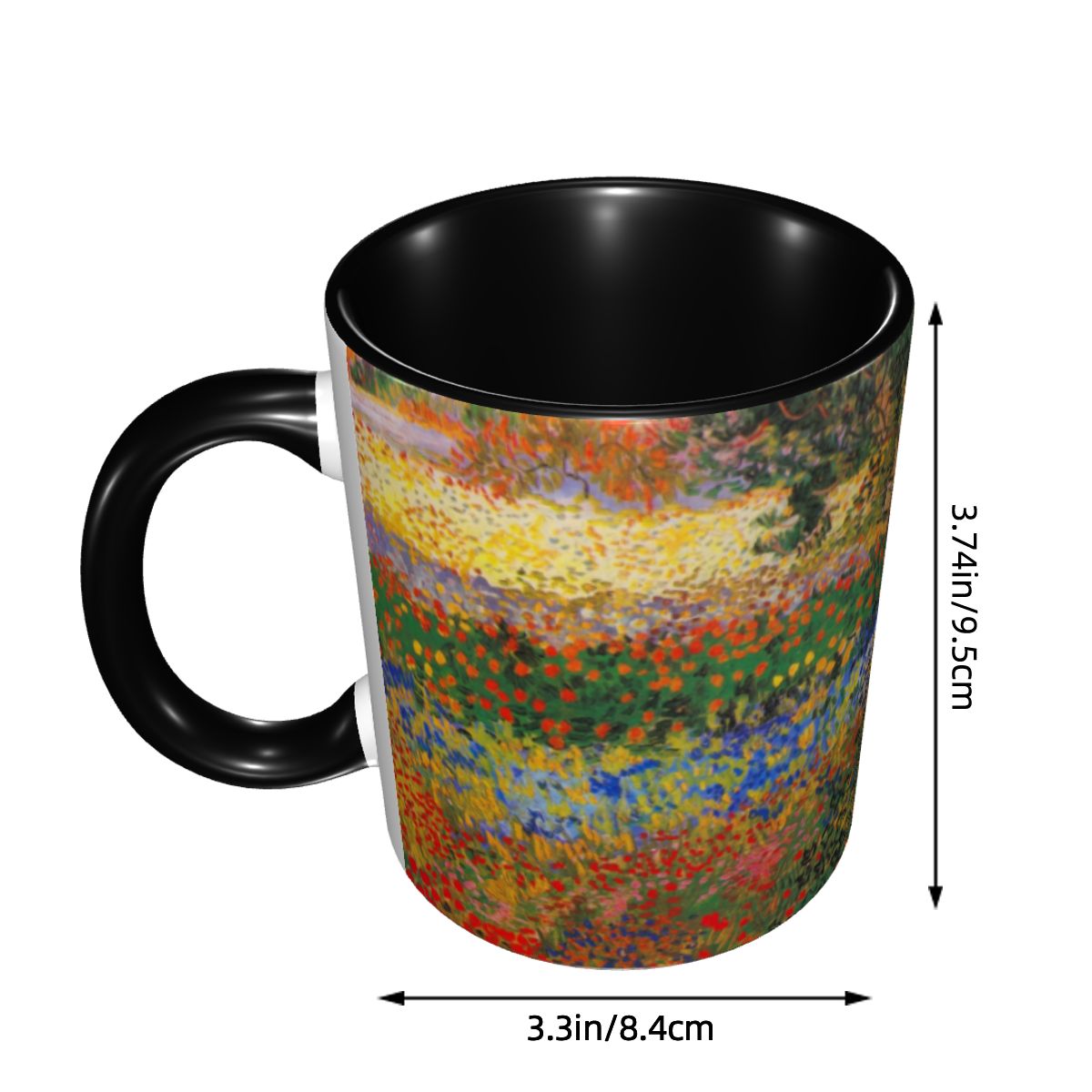 Peinture de jardin de fleurs p - Coffee Tea Van avis et prix